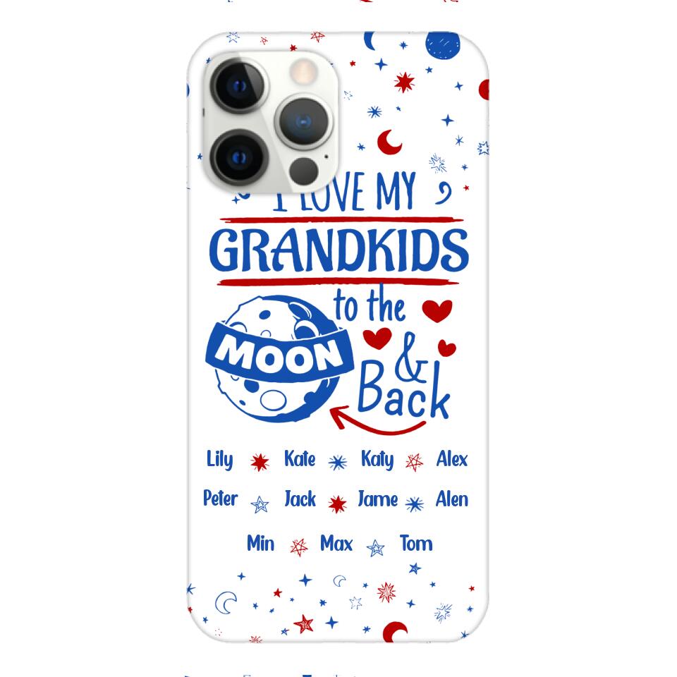 Personalized I Love My Grandkid Phone Case Printed 3T 0604