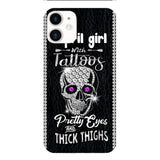 Personalized Girl with tattoos Phone Case Printed T3Q 0604