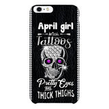 Personalized Girl with tattoos Phone Case Printed T3Q 0604