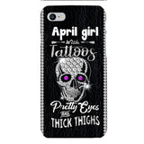 Personalized Girl with tattoos Phone Case Printed T3Q 0604