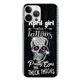 Personalized Girl with tattoos Phone Case Printed T3Q 0604