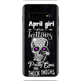 Personalized Girl with tattoos Phone Case Printed T3Q 0604