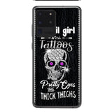 Personalized Girl with tattoos Phone Case Printed T3Q 0604