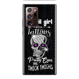 Personalized Girl with tattoos Phone Case Printed T3Q 0604