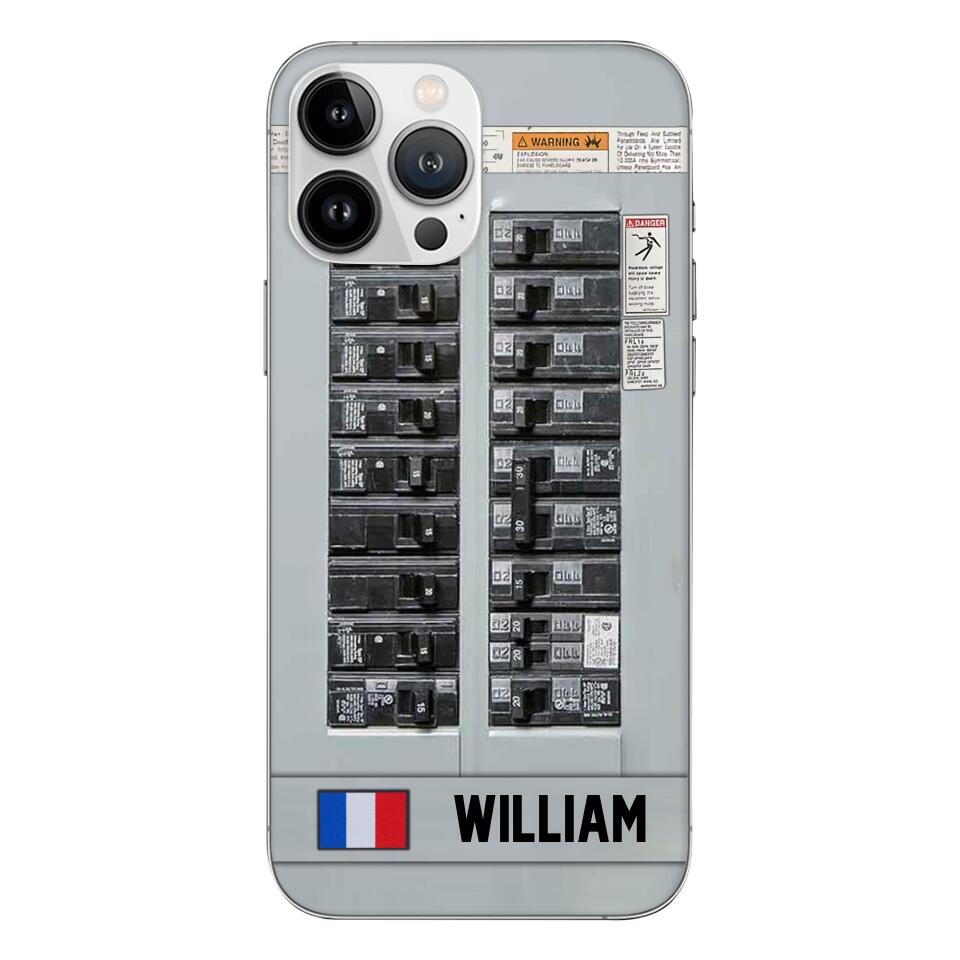 Personalized France Electrician Phone Case Printed 22APR-MQ06
