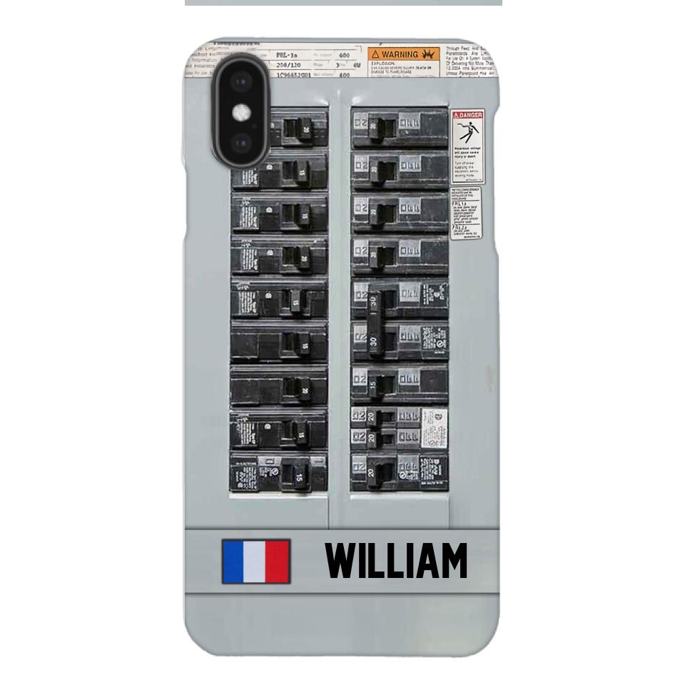 Personalized France Electrician Phone Case Printed 22APR-MQ06