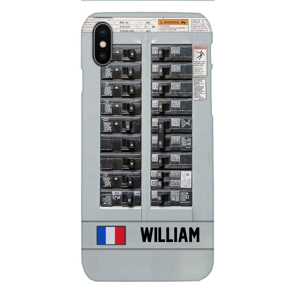 Personalized France Electrician Phone Case Printed 22APR-MQ06