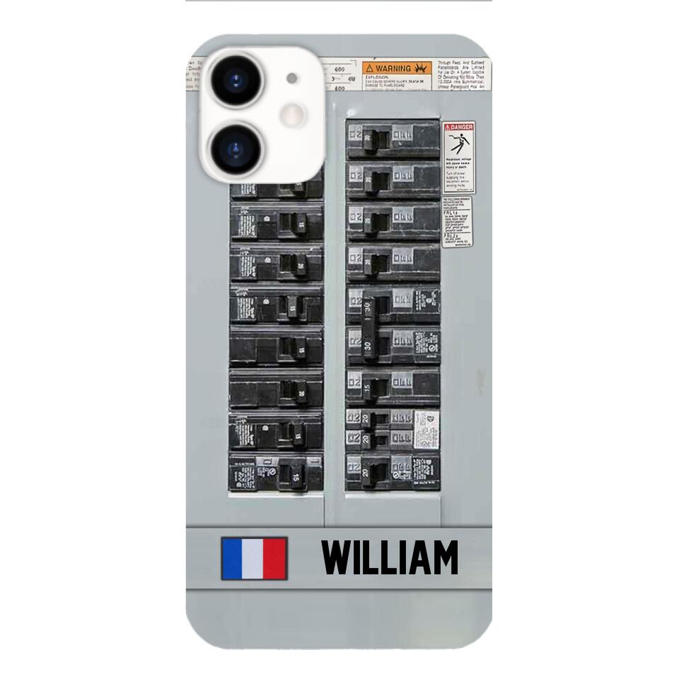 Personalized France Electrician Phone Case Printed 22APR-MQ06