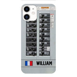 Personalized France Electrician Phone Case Printed 22APR-MQ06