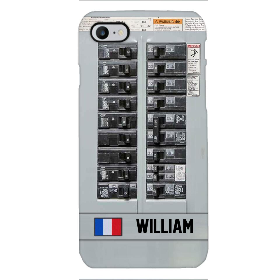 Personalized France Electrician Phone Case Printed 22APR-MQ06