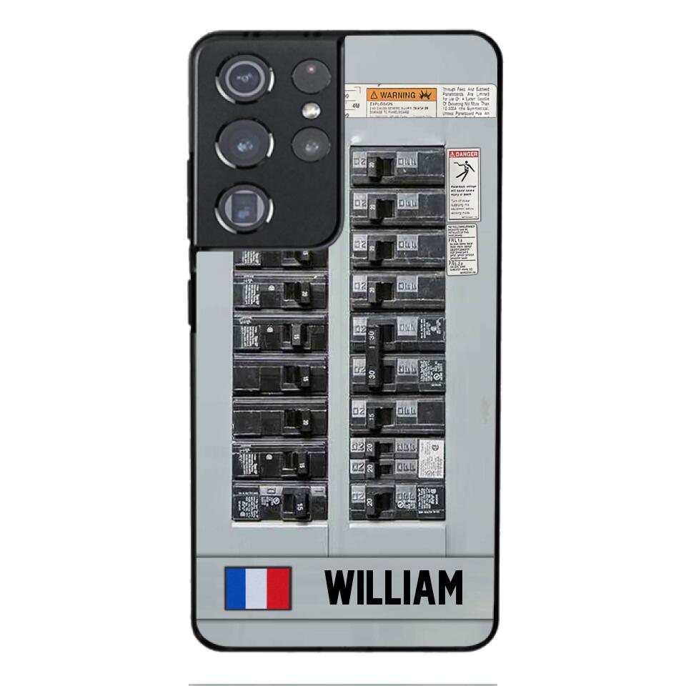 Personalized France Electrician Phone Case Printed 22APR-MQ06