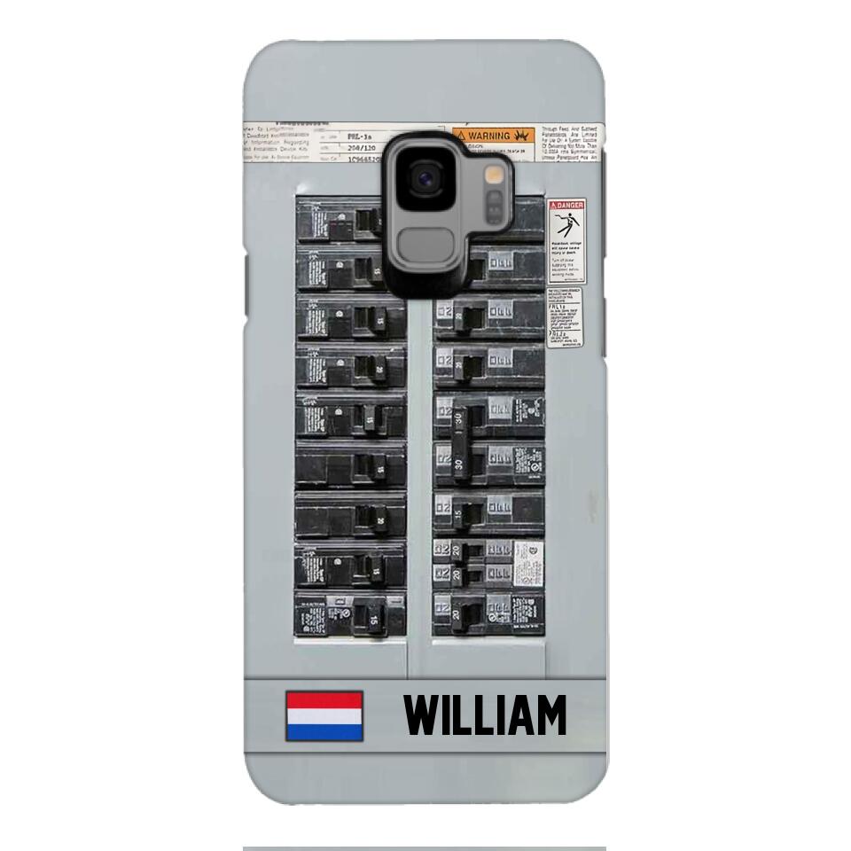Personalized Netherlands Electrician Phone Case Printed 22APR-MQ06