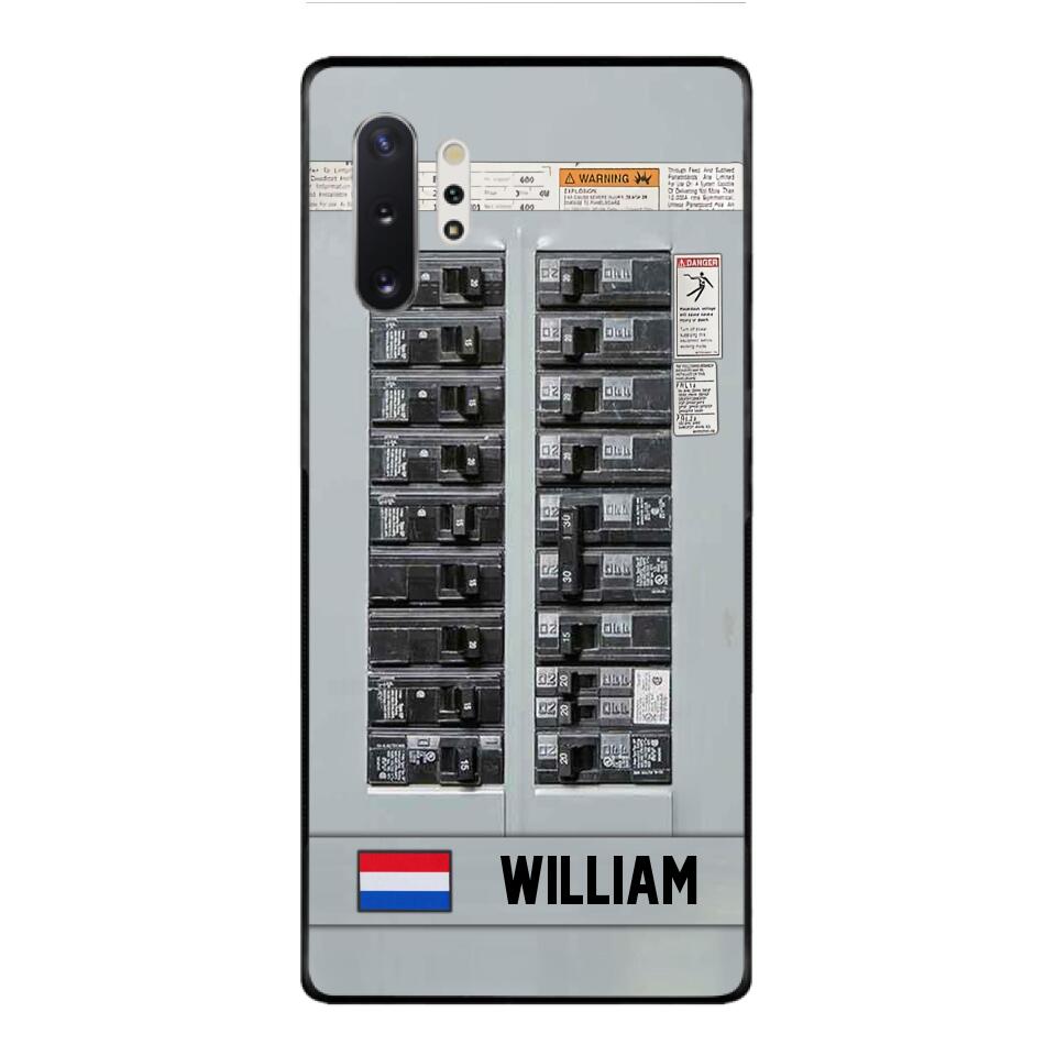 Personalized Netherlands Electrician Phone Case Printed 22APR-MQ06