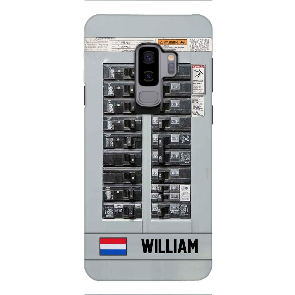 Personalized Netherlands Electrician Phone Case Printed 22APR-MQ06