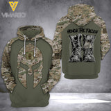 PERSONALIZED US ARMY CAMO HONOR THE FALLEN STAND FOR THE FLAG HOODIE 3D PRINTED QTTQ0604
