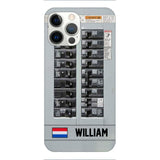Personalized Netherlands Electrician Phone Case Printed 22APR-MQ06