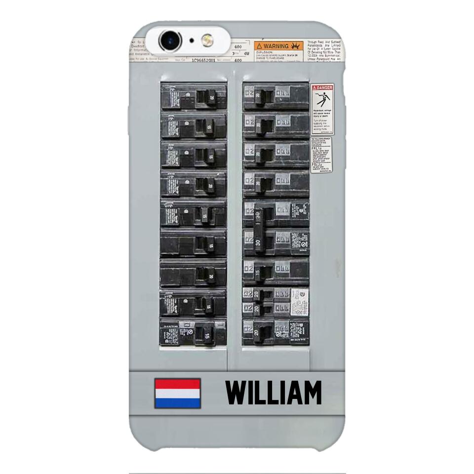 Personalized Netherlands Electrician Phone Case Printed 22APR-MQ06