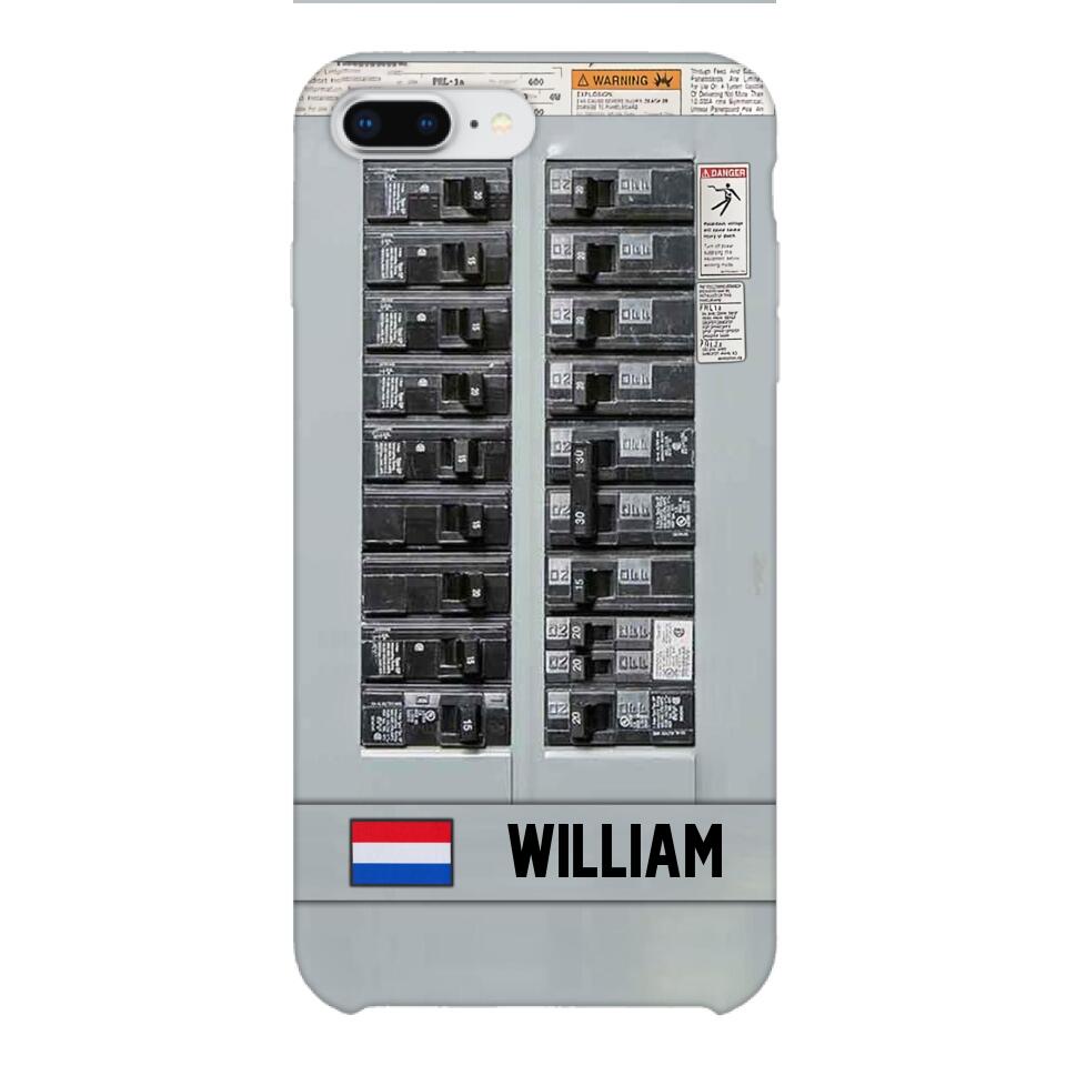 Personalized Netherlands Electrician Phone Case Printed 22APR-MQ06