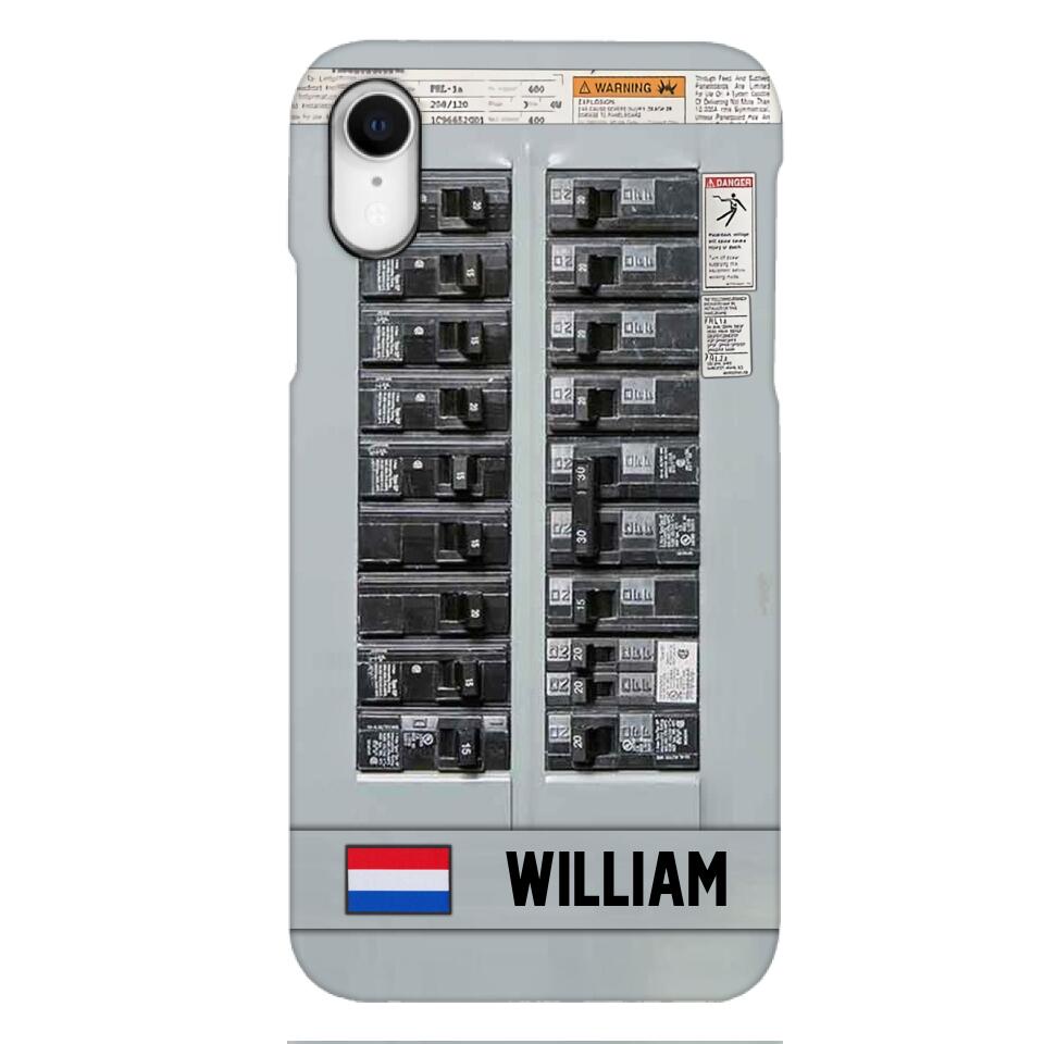 Personalized Netherlands Electrician Phone Case Printed 22APR-MQ06