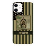 DH Personalized U.S Soldier Phone Case Printed DT064
