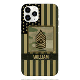 DH Personalized U.S Soldier Phone Case Printed DT064