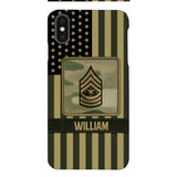 DH Personalized U.S Soldier Phone Case Printed DT064