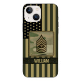DH Personalized U.S Soldier Phone Case Printed DT064