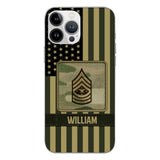 DH Personalized U.S Soldier Phone Case Printed DT064