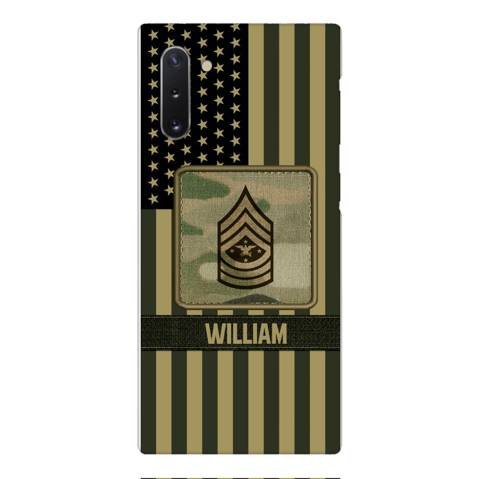DH Personalized U.S Soldier Phone Case Printed DT064