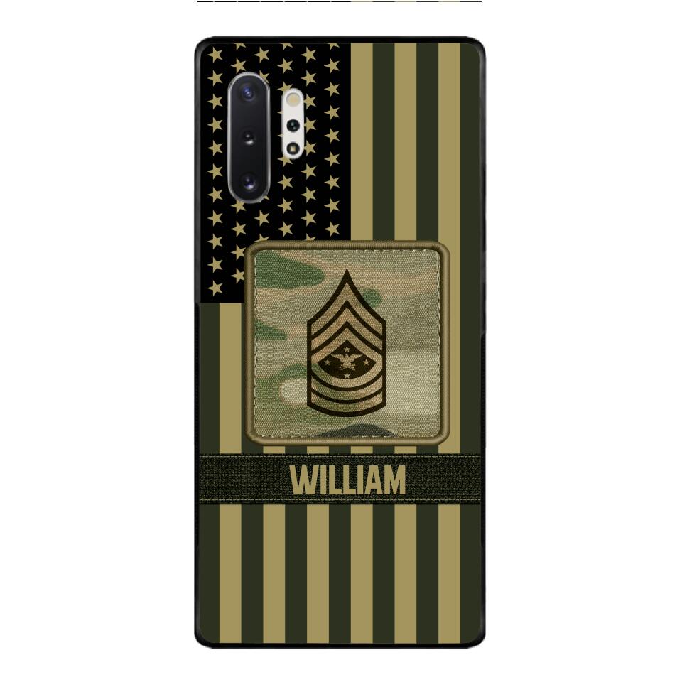 DH Personalized U.S Soldier Phone Case Printed DT064
