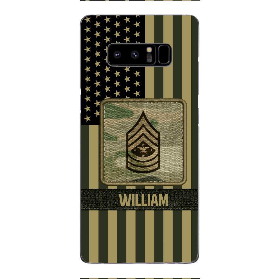 DH Personalized U.S Soldier Phone Case Printed DT064
