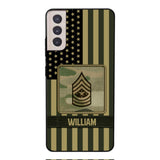 DH Personalized U.S Soldier Phone Case Printed DT064