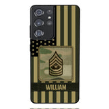 DH Personalized U.S Soldier Phone Case Printed DT064