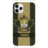 DH Personalized Canadian Soldier Phone Case Printed DT064