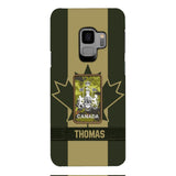 DH Personalized Canadian Soldier Phone Case Printed DT064