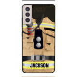 DH Personalized British Firefighter Phone Case Printed DT074