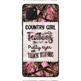 PERSONALIZED COUNTRY GIRL WITH TATTOOS PRETTY EYES AND THICK THINGS PHONECASE QTTN0704