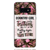 PERSONALIZED COUNTRY GIRL WITH TATTOOS PRETTY EYES AND THICK THINGS PHONECASE QTTN0704