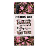 PERSONALIZED COUNTRY GIRL WITH TATTOOS PRETTY EYES AND THICK THINGS PHONECASE QTTN0704