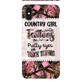 PERSONALIZED COUNTRY GIRL WITH TATTOOS PRETTY EYES AND THICK THINGS PHONECASE QTTN0704