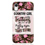 PERSONALIZED COUNTRY GIRL WITH TATTOOS PRETTY EYES AND THICK THINGS PHONECASE QTTN0704