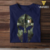 Personalized Irish Veteran Spartan Warrior