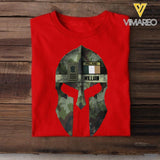 Personalized Irish Veteran Spartan Warrior
