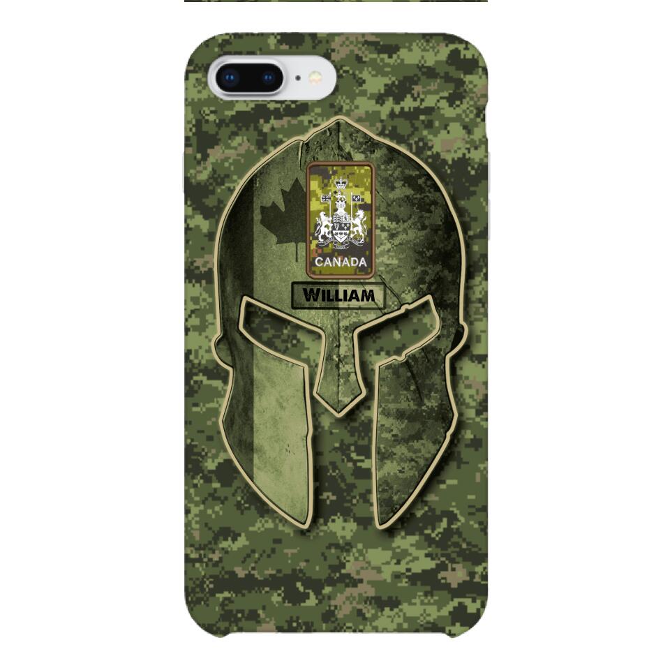 DH Personalized Canadian Soldier Phone Case Printed QH084