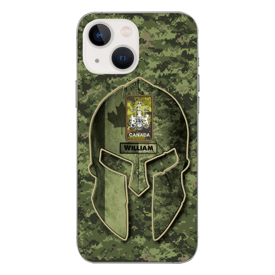 DH Personalized Canadian Soldier Phone Case Printed QH084