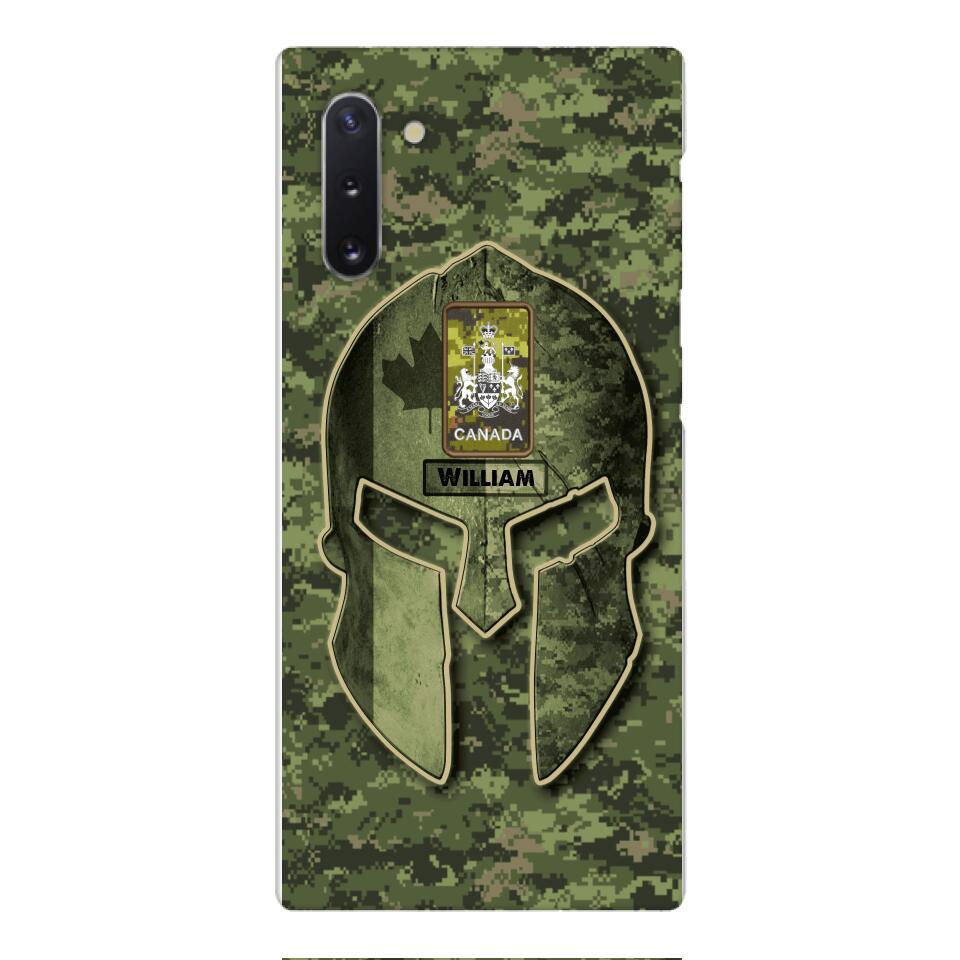 DH Personalized Canadian Soldier Phone Case Printed QH084