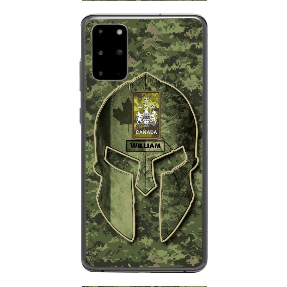 DH Personalized Canadian Soldier Phone Case Printed QH084