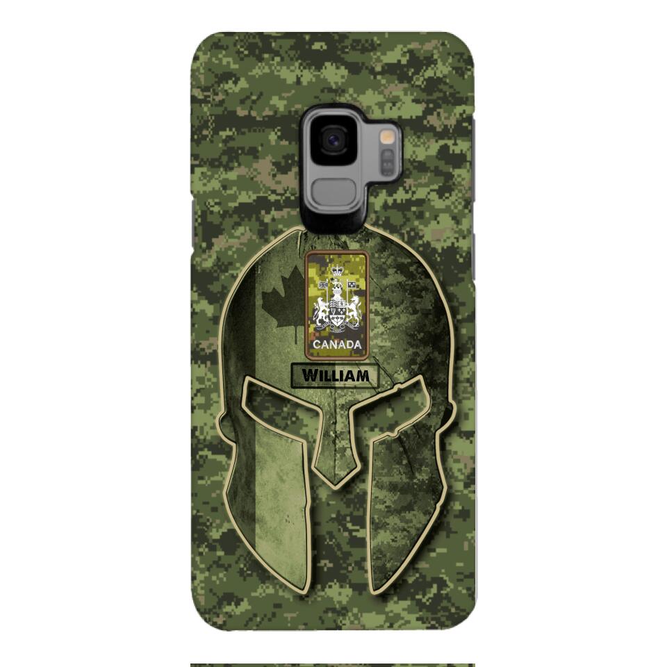 DH Personalized Canadian Soldier Phone Case Printed QH084