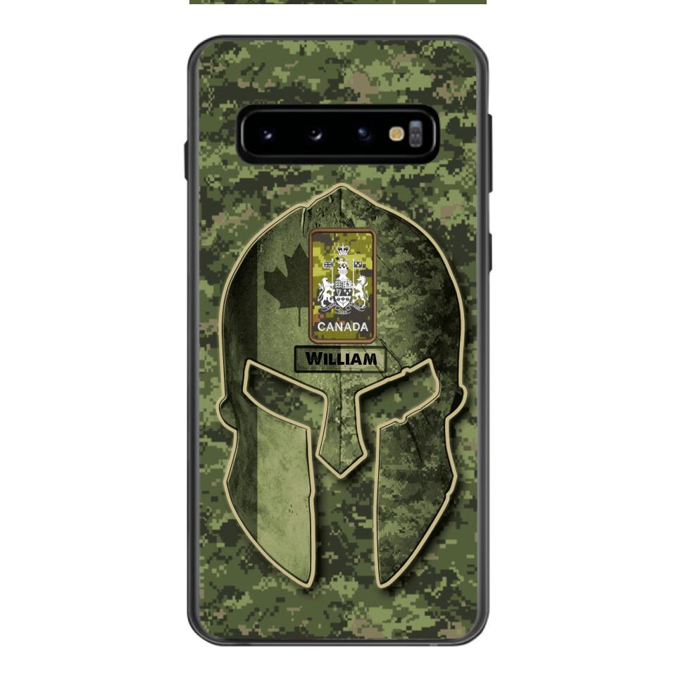 DH Personalized Canadian Soldier Phone Case Printed QH084