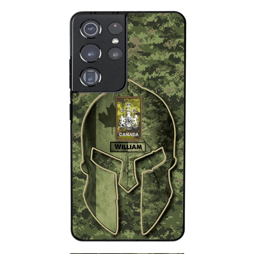 DH Personalized Canadian Soldier Phone Case Printed QH084
